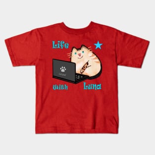 Laptop Cats ComputerTime Kids T-Shirt